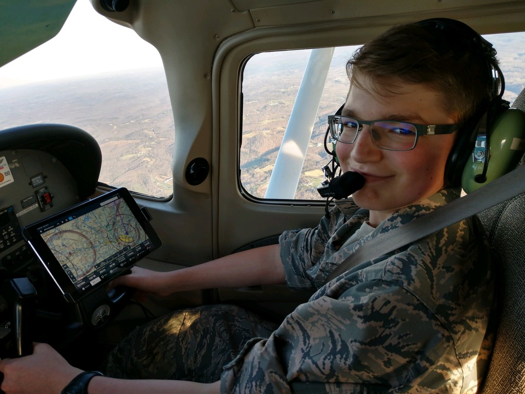 Cadet McGee in control.